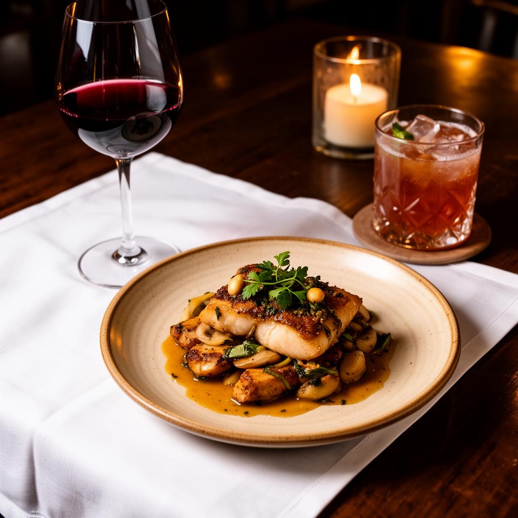 A plated dish at On The Nines